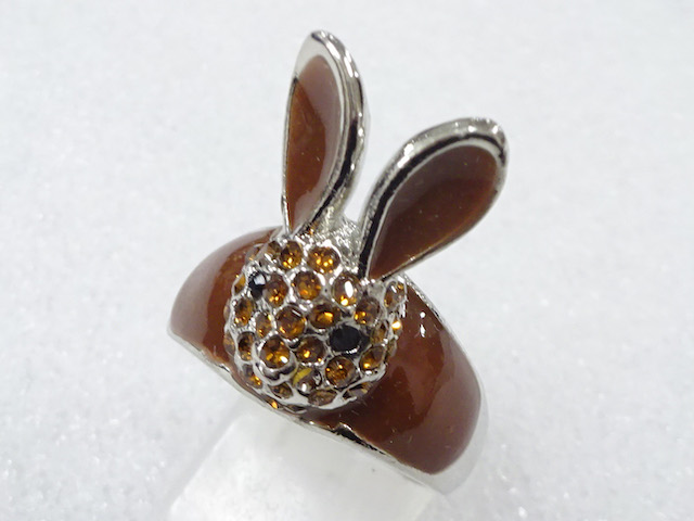 色石　指輪(18号)